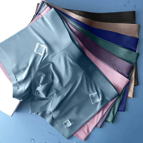 Men's Ice Silk Briefs Boxers (Pack of 5)