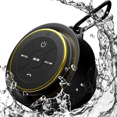 Large Suction Cup Waterproof Bluetooth Speaker