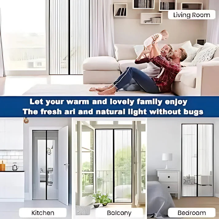 Magnetic Mosquito Net for Door