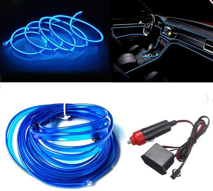 Car Interior Light ( Ice Blue )5M Neon Lights