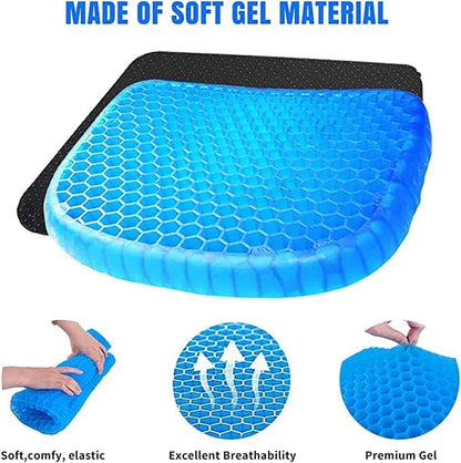 Egg Gel Seat Cushion Ergonomic Breathable Design