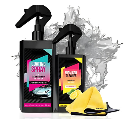 Car Coating Spray and Foam Car Cleaner (Combo)