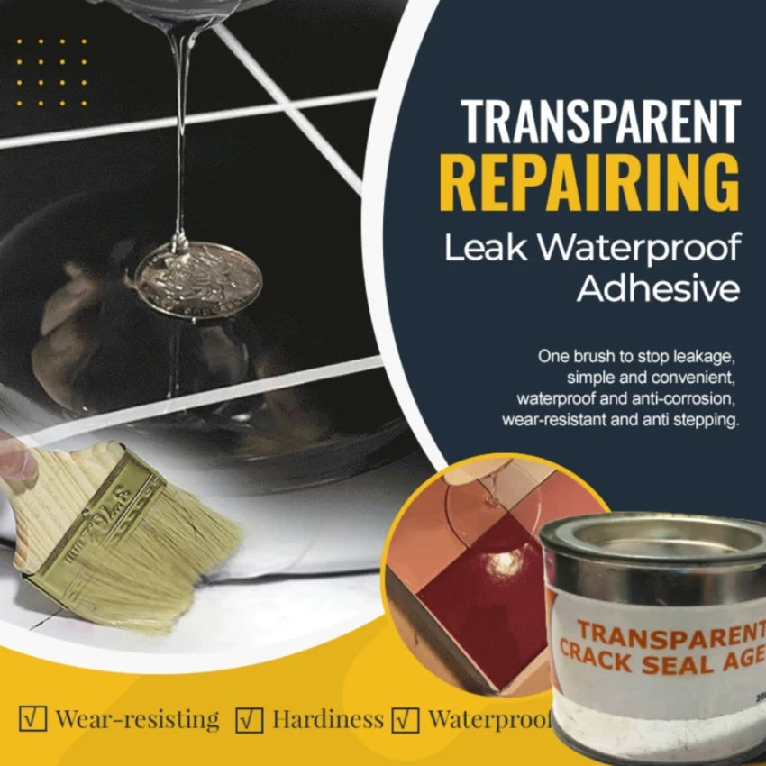 Transparent Waterproof Glue Plus Brush