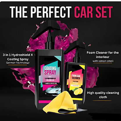 Car Coating Spray and Foam Car Cleaner (Combo)