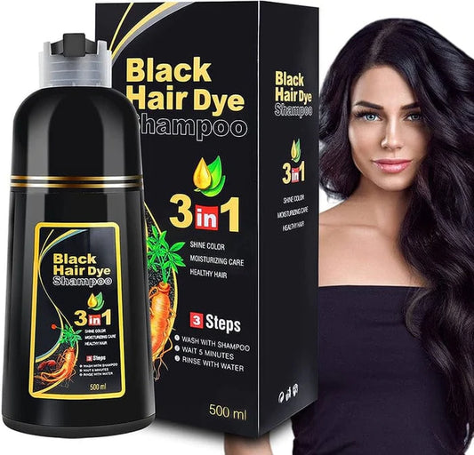 Black Hair Shampoo 3 in 1 (Pack of 2)