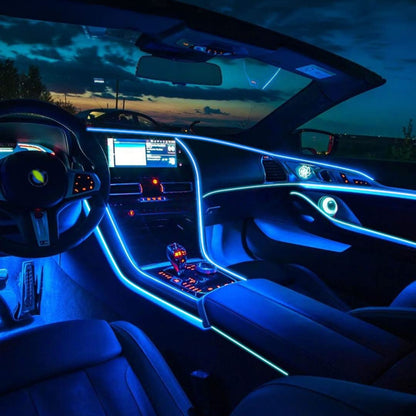 Car Interior Light ( Ice Blue )5M Neon Lights