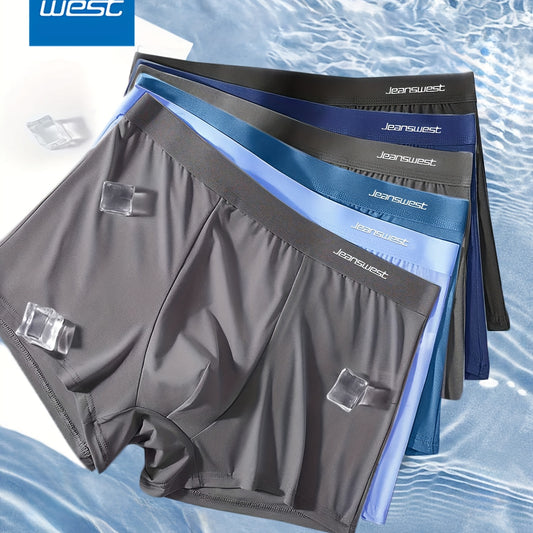 Men's Ice Silk Briefs Boxers (Pack of 5)