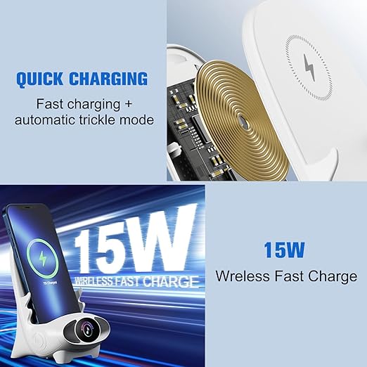 Wireless Fast Charger with Sound (All Type Phone)