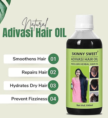 Adivasi Neelgiri Herbal Hair Oill 125ML (Pack of 2)