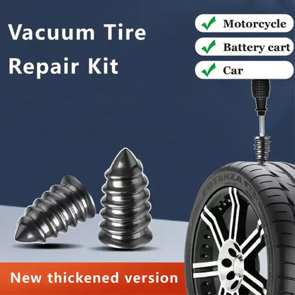 Motorcycle Car Fast Tool Self-Service Tire Repair Nail (Pack of 10)
