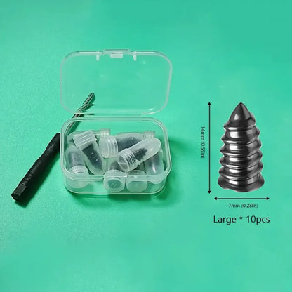 Motorcycle Car Fast Tool Self-Service Tire Repair Nail (Pack of 10)