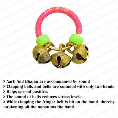 Bhajan Clapping Ghungroos Finger Ring