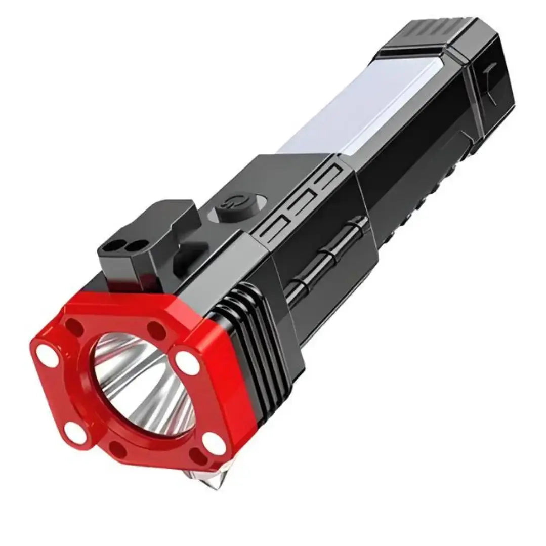 8 in 1 Portable Rechargeable Torch LED Flashlight(D)
